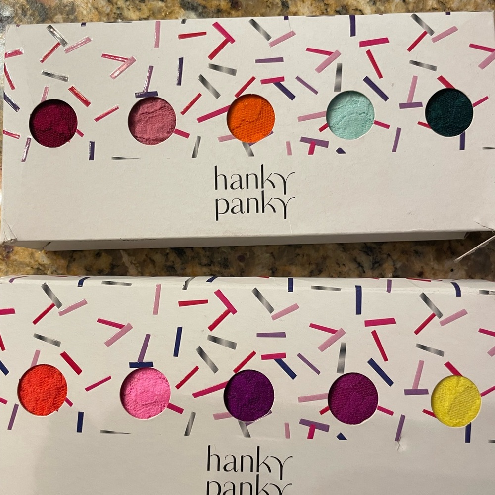 Hanky Panky  Signature Lace- Low Rise Thong.  NIB highly sought after 6 pair set